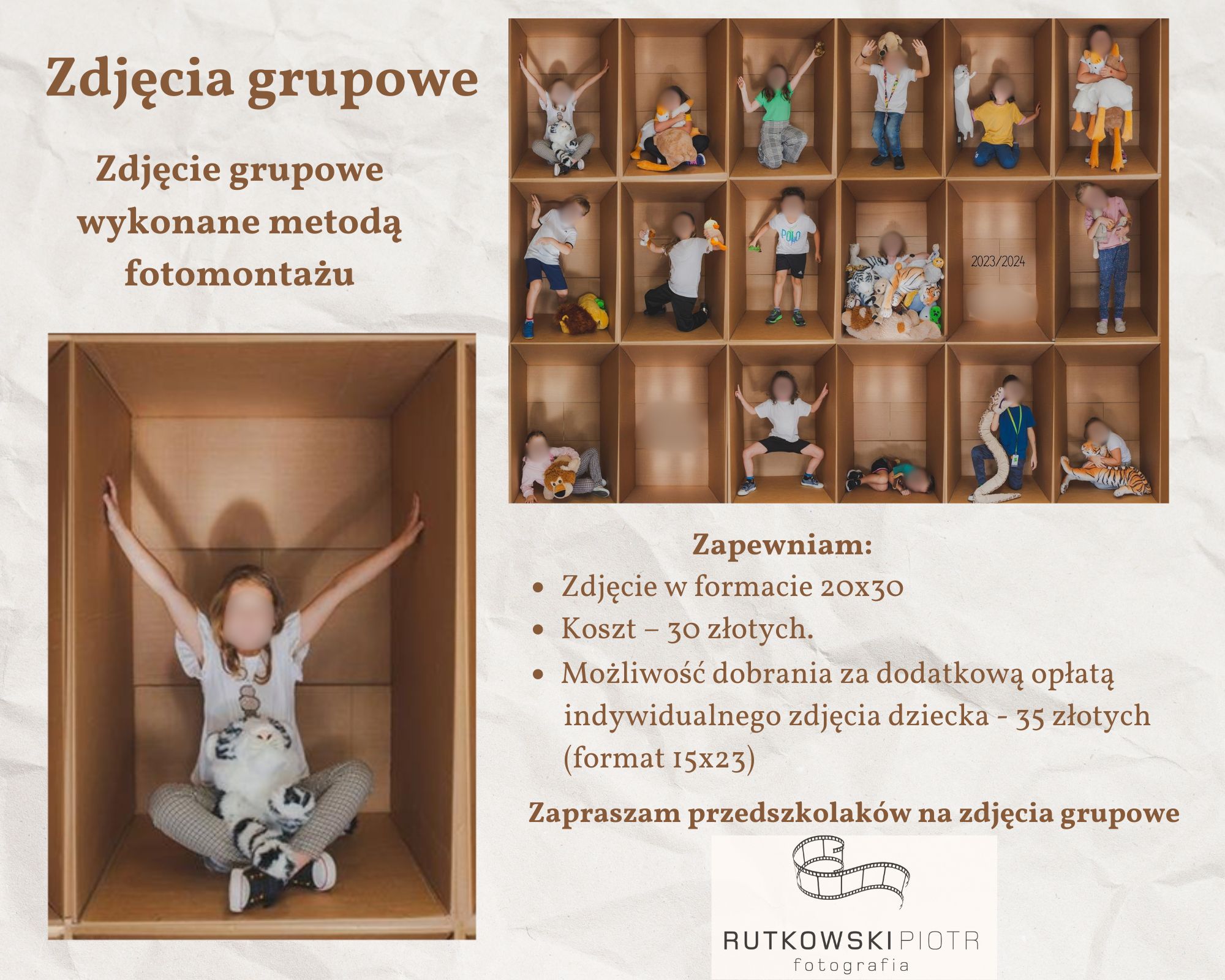 Plakat - sesja zdjęciowa- zdjęcia grupowe