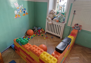 Wyposażenie sali sensorycznej.