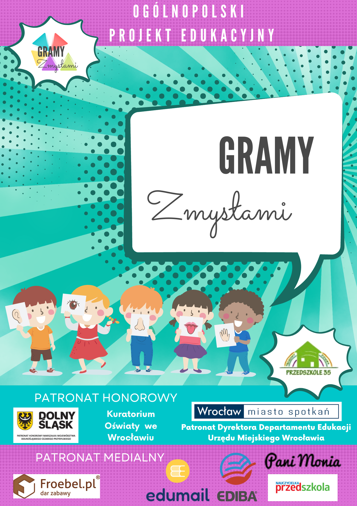 Plakat informujący o udziale w projekcie