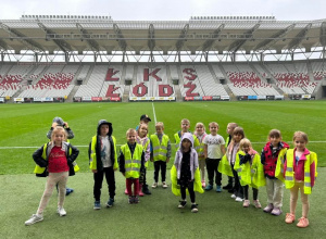 Wycieczka grupy IV na stadion ŁKS
