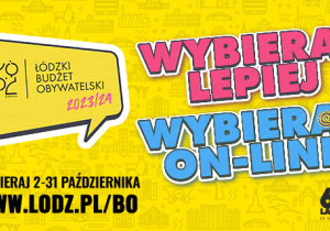 Plakat XI edycja Łódzkiego Budżetu Obywatelskiego